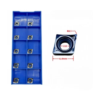10P CCGT060201-AK CCGT21.50 CNC Lathe Tool Indexable Turning Insert For Aluminum - Picture 1 of 6