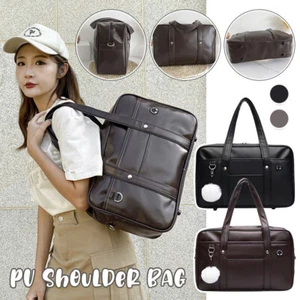  Bolso de mano de estudiante japonés JK Uniforme Bolso Cuero PU Viaje Maletín Viaje - Imagen 1 de 25