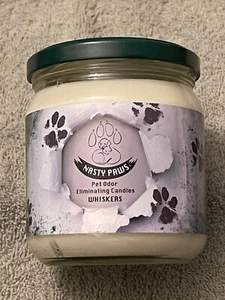 WHISKERS Blunteffects Odor Eliminating Candle 15 oz. Glass Jar Soy Wax - Bild 1 von 1
