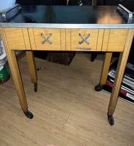Vintage 1940s Sterilizer Beauty Shop Manicure Table- Bakelite Top - Picture 1 of 8