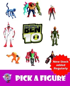 Ben 10 Figures STANDARD 4" ACTION FIGURES Loads to Choose From - Picture 1 of 255