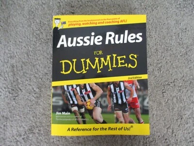 Aussie Rules for Dummies Book 2nd Edition Jim Main AFL Football - Image 1 of 4