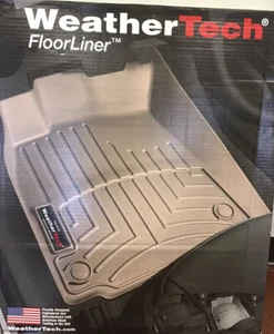 NEW WEATHERTECH BLACK FLOOR LINER 2017 FORD SUPER DUTY OEM 4410123 PT492 - Picture 1 of 2