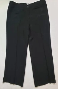 Armani Collezioni Pants Womens Size 10 Silk Blend Trousers Mid Rise Wide Leg  - Picture 1 of 10