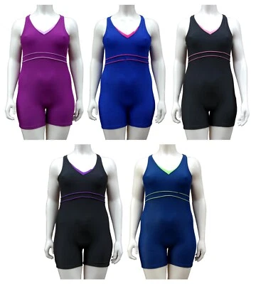 ACCLAIM Marseilles 2 Colour Ladies Classic Fit Boy Leg Swimming Costume 2025 - Image 1 of 4