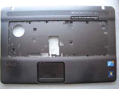 Sony Vaio VGN-NW240F Touchpad - PCG-7184L Cover Case Palmrest Upper Shell - Image 1 of 2