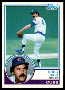 1983 Topps Doug Bird . Chicago Cubs #759
