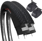 Fincci Set Pair Bike Tyre 20 x 1.75 Inch 47-406 Cycle Mountain Tyres with Inner