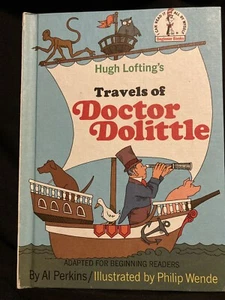 Dr. Seuss Beginner Book Vtg 1967 Hugh Lofting's TRAVELS DR. DOLITTLE PET RESCUE - Imagen 1 de 7