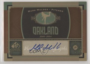 2012 SP Signature Edition Mark Mulder #OAK4 Auto