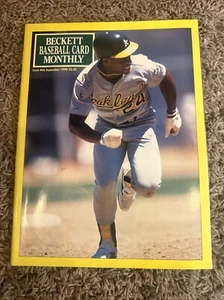 Beckett Baseball Card Monthly September 1990 Rickey Henderson # 133 Oakland A's - Picture 1 of 6
