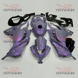 Chameleon Gray Dazz Purple Fairing Kit +Tank For Kawasaki Ninja 300 2013-2017 - Picture 1 of 10