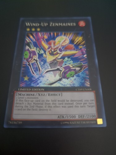Carte Yu-Gi-Oh! Zenmaines Automate (CT09-FR008) - Effet XYZ Niveau 3 - Version Française Foil Légèrement Jouée