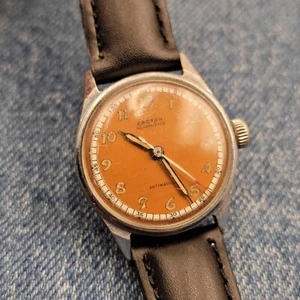 RARE VINTAGE CROTON AQUAMEDICO MECHANICAL HANDWIND ANTIMAGNETIC MEN'S WATCH - Picture 1 of 10
