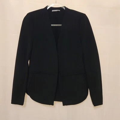 NUEVO CON ETIQUETAS Tart Collection Mujer Negro Tejido Frente Abierto Chaqueta Talla Pequeña Almohadillas para los Hombros  Foto 1 de 4