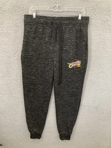 Cleveland Cavaliers Pants Mens Extra Large Gray Sweatpants Joggers Tapered 33x28 Cover