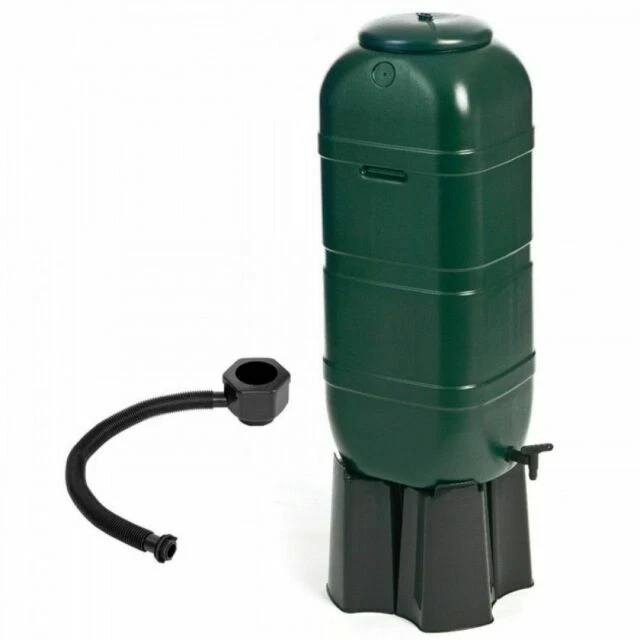 Strata GN339  Slimline Water Butt 100L with Tap - Green
