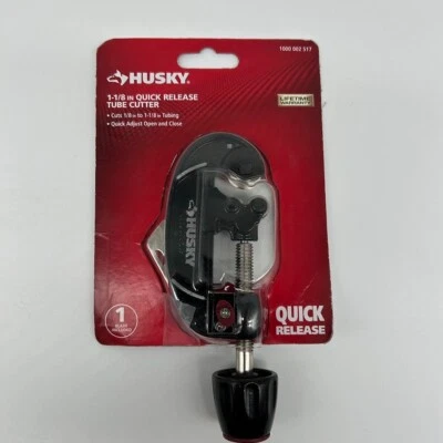 Husky 1-1/8 in. Quick-Release Tube Cutter w/ Fold-Away Reamer and Blade Storage - Image 1 of 3