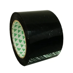 1Roll 72mm*100M Clear Black Self Stick Packing Carton Sealing Tape, Dell Tape - Picture 1 of 3