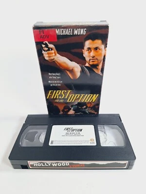 First Option (VHS, 1999, English Dubbed Letterbox Edition) Michael Wong Action - Image 1 of 4