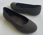 Crocs - Brown Mammoth Ballet Flat Fleece Lined Women’s Size 8 Slip-On Shoes