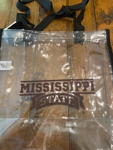 Bolso de mano transparente de la Universidad Estatal de Mississippi con licencia - Imagen 1 de 2