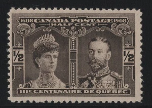 #96 Tercentenary 1/2c Canada mint never hinged - Picture 1 of 2
