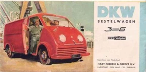 Catalogue brochure Auto Union DKW 3=5 Bestelwagen 1954 Pays Bas Nederland - Picture 1 of 2