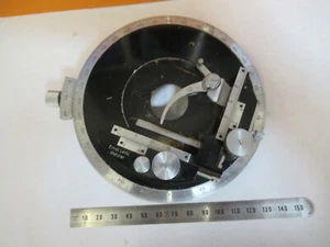 ANTIKES ERNST LEITZ POL BÜHNENTISCH DREHBARES MIKROSKOP TEIL WIE ABGEBILDET &P5-A-68 - Bild 1 von 9
