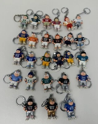 Chaveiro de futebol americano NFL Lil Sports Brat ~ ESCOLHA o seu! ~ KC Chiefs, 49ers e mais - Imagem 1 de 2