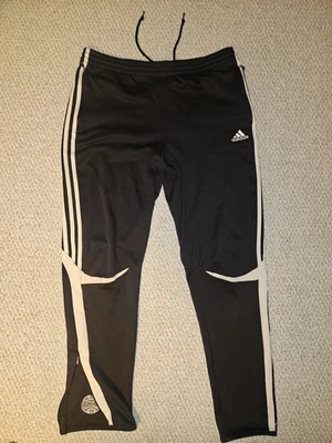 Pantalones de fútbol Adidas Clima365 Joggers para hombre talla M negros USADOS Foto 1 de 4