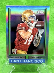 Ricky Pearsall RC - 2024 Topps Chrome - 1974 Topps Football #74TF-11 49ers - Picture 1 of 10