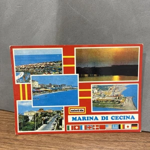 CARTOLINA COLORI VINTAGE COLLEZIONE MARINA DI CECINA  - Imagen 1 de 2