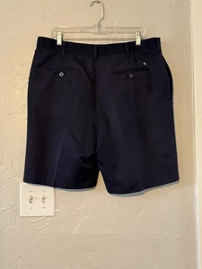 Arnold Palmer Performance GOLF Shorts Men's 100% Polyester Sz 36 Navy Blue - Picture 1 of 3