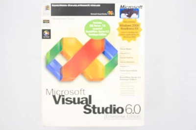 Juego de CD completo Microsoft MS Visual Studio 6.0 ENTERPRISE Edition NUEVO caja al por menor Foto 1 de 4