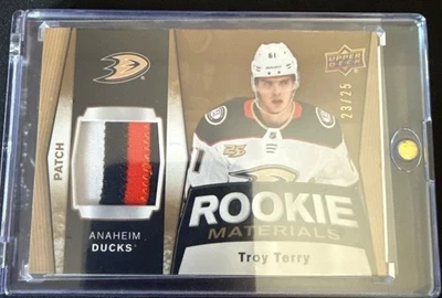 2018-19 Upper Deck - Rookie Materials Troy Terry #RM-TT (MEM, RC) - Image 1 of 2