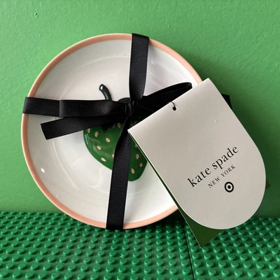 JUEGO DE 4 PLATOS APERITIVOS KATE SPADE NEW YORK PARA TARGET MELAMINA FRESA Foto 1 de 4