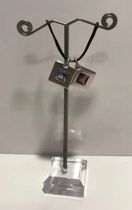 Mexiko Sterlingsilber CZ Zirkonia Anhänger 2 Stck. - Bild 1 von 9