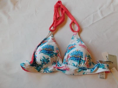Tommy Bahama Women's Ladies Bikini Swim Bathing Suit Top Only Size S Reversible - Image 1 of 4