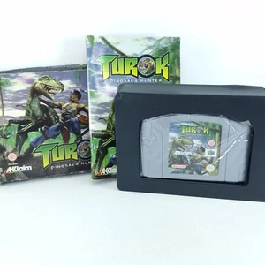 Turok Dinosaur Hunter Nintendo 64 Reino Unido Pal N64 en caja con manual | Envío y devolución gratuitos en el Reino Unido - Imagen 1 de 13