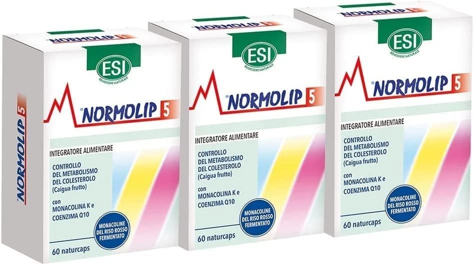 Esi - 3 x Normolip 5 60 naturcaps - Immagine 1 di 1