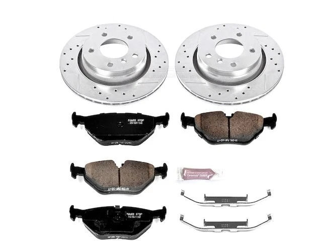 Kit de pastillas de freno trasero y rotor para BMW 325Ci 2001-2006 2002 2003 2004 2005 PM885BG Foto 1 de 1