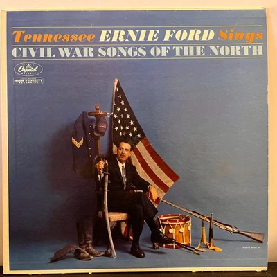 TENNESSEE ERNIE FORD - Civil War Songs Of North (1961) 12" Vinyl Record LP - VG+ - Image 1 of 3
