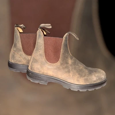 Blundstone #585 Classics ботильоны деревенский коричневый кожаный AU 5,5 США 8,5 новый без коробки - Изображение 1 из 4