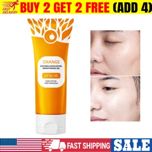 50g Orange Enzymes Facial Skin Exfoliating Brightening Scrub Gel New - Picture 1 of 10