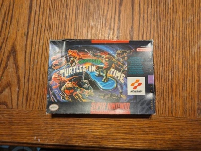 SNES Teenage Mutant Ninja Turtles IV: Turtles in Time, Cart And Box *No Manual** - Image 1 of 4