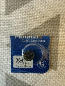 Renata 364 SR621SW Swiss Watch Battery - New, mercury free - Picture 1 of 2
