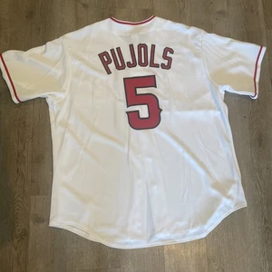 Majestic Los Angeles Angels Albert Pujols weiß Baseball Trikot Herren Größe XL - Bild 1 von 8