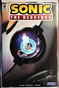SONIC The HEDGEHOG Comic Book IDW #8 B Cover August 2018 Bagged & Boarded NEW - Picture 1 of 2