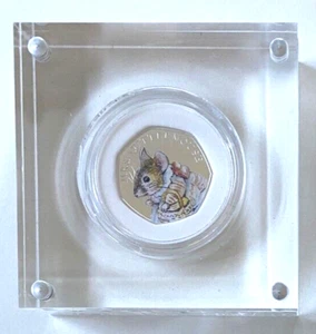 The Royal Mint Mrs Tittlemouse 2018 UK 50p Silver Proof Coin - Picture 1 of 5